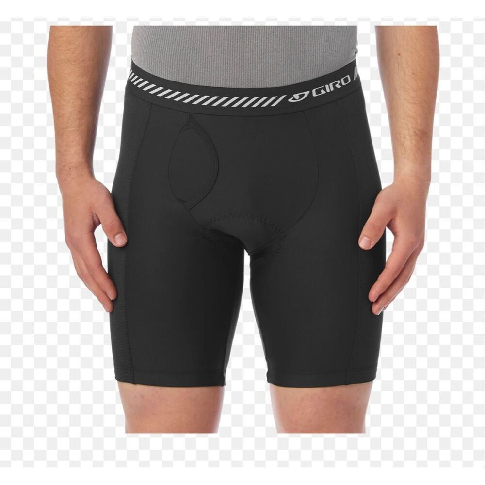 Giro Men's Base Liner biking Shorts black fly opening size S